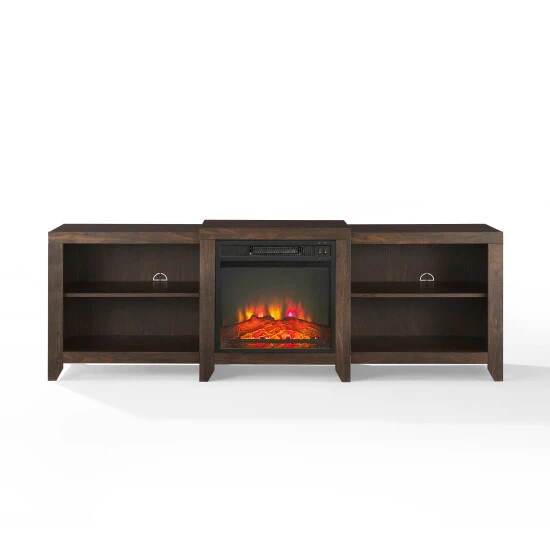 Outlet ???? Crosley Furniture Ronin 69" Low Profile Tv Stand W/Fireplace ❤️ 8 Outlet ???? Crosley Furniture Ronin 69" Low Profile Tv Stand W/Fireplace ❤️ - Image 6