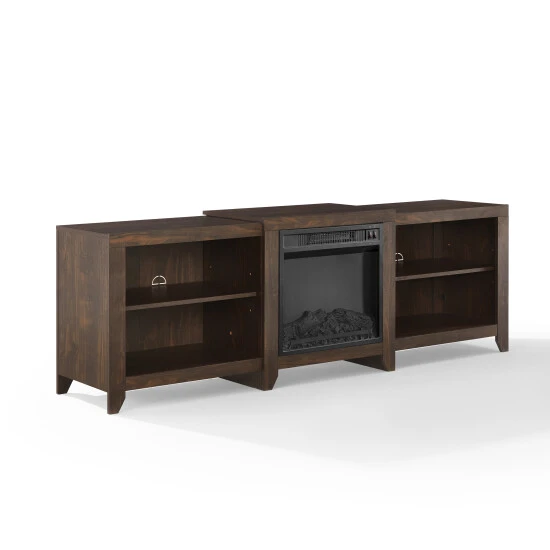 Outlet ???? Crosley Furniture Ronin 69" Low Profile Tv Stand W/Fireplace ❤️ 10 Outlet ???? Crosley Furniture Ronin 69" Low Profile Tv Stand W/Fireplace ❤️ - Image 8