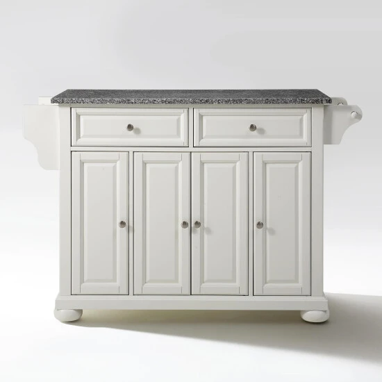 Best Sale ???? Crosley Furniture Alexandria Solid Granite Top Kitchen Island In White Finish ???? 8 Best Sale ???? Crosley Furniture Alexandria Solid Granite Top Kitchen Island In White Finish ???? - Image 6