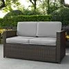 Best deal ???? Crosley Furniture Palm Harbor Outdoor Wicker Loveseat In Brown With Grey Cushions ???? -Crosley Furniture Shop unnamed file 1030