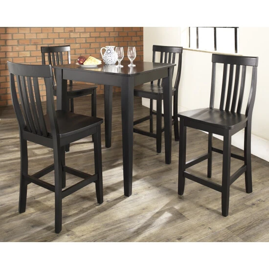 Top 10 ⌛ Crosley Furniture 5 Piece Pub Dining Set With Tapered Leg And School House Stools ???? 3 Top 10 ⌛ Crosley Furniture 5 Piece Pub Dining Set With Tapered Leg And School House Stools ????