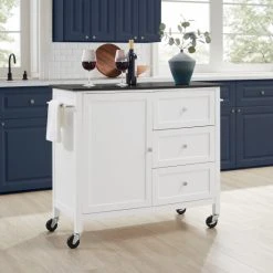 Cheapest ⭐ Crosley Furniture Soren Granite Top Kitchen Island/Cart ????