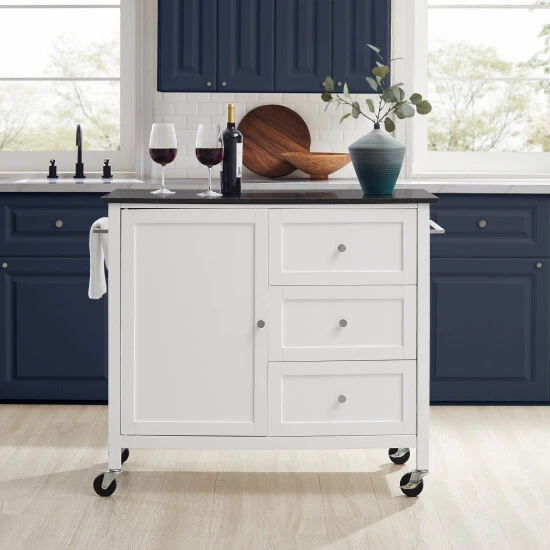 Cheapest ⭐ Crosley Furniture Soren Granite Top Kitchen Island/Cart ???? 4 Cheapest ⭐ Crosley Furniture Soren Granite Top Kitchen Island/Cart ???? - Image 2