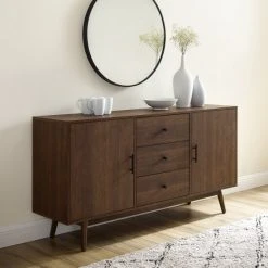 Best Pirce ???? Crosley Furniture Lucas Sideboard - 58 "W X 15.75 "D X 30 "H Grey ????
