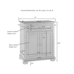 New ⭐ Crosley Furniture Alexandria Solid Black Granite Top Portable Kitchen Island In Black Finish ???? -Crosley Furniture Shop unnamed file 1159