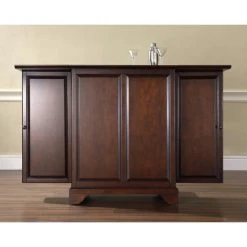 Buy ⭐ Crosley Furniture LaFayette Vintage Mahogany Wood Expandable Bar Cabinet ????