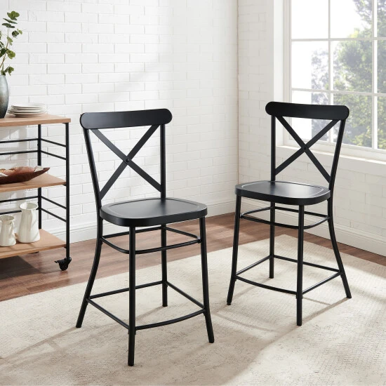 Wholesale ???? Crosley Furniture Camille 2Pc Metal Counter Stool Set - 19.25 W X 19.25 D X 40.24 H ???? 3 Wholesale ???? Crosley Furniture Camille 2Pc Metal Counter Stool Set - 19.25 W X 19.25 D X 40.24 H ????