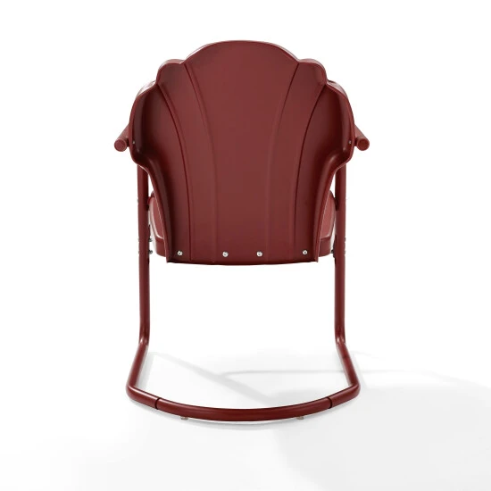 Wholesale ???? Crosley Furniture Diana Bay Red Retro Metal Chairs (Set Of 2) By Havenside Home ???? 8 Wholesale ???? Crosley Furniture Diana Bay Red Retro Metal Chairs (Set Of 2) By Havenside Home ???? - Image 6