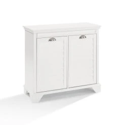 Flash Sale ???? Crosley Furniture Lydia Linen Hamper In White ???? -Crosley Furniture Shop unnamed file 129