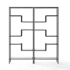 Brand new ???? Crosley Furniture Sloane 2Pc Etagere Set - 78"H X 69.5"W X 12.5"D ???? -Crosley Furniture Shop unnamed file 1303