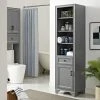 Promo ???? Crosley Furniture Tara Linen Cabinet In Vintage Grey ???? -Crosley Furniture Shop unnamed file 1306