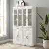 Deals ???? Crosley Furniture Stanton 2Pc Glass Door Pantry Set - 14.5"x47.5"x78" ????