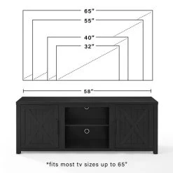 Coupon ⌛ Crosley Furniture Gordon 58" Low Profile Tv Stand - 15.75"x58"x22" Dark Walnut ???? -Crosley Furniture Shop unnamed file 1341