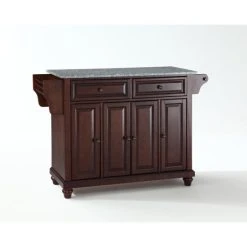 Deals ???? Crosley Furniture Cambridge Solid Granite Top Kitchen Island In Vintage Mahogany Finish ???? -Crosley Furniture Shop unnamed file 1385