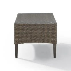 Outlet ???? Crosley Furniture Rockport Outdoor Wicker Coffee Table - 43.75"W X 23.63"D X 20'H ✨ -Crosley Furniture Shop unnamed file 1392