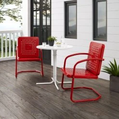 Best deal ???? Crosley Furniture Bates 3Pc Outdoor Bistro Set Turquoise ????