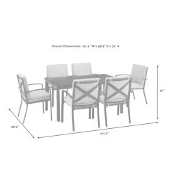Promo ???? Crosley Furniture Kaplan 7-piece Oil-rubbed Bronze Beige Cushions Outdoor Dining Set ???? -Crosley Furniture Shop unnamed file 1458