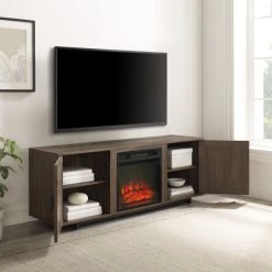 Budget ???? Crosley Furniture Silas 58" Low Profile Tv Stand W/Fireplace ???? -Crosley Furniture Shop unnamed file 1473