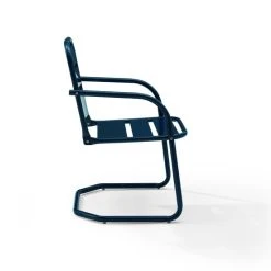 Promo ???? Crosley Furniture Baie Verte Blue Metal Chairs (Set Of 2) By Havenside Home ???? -Crosley Furniture Shop unnamed file 1506