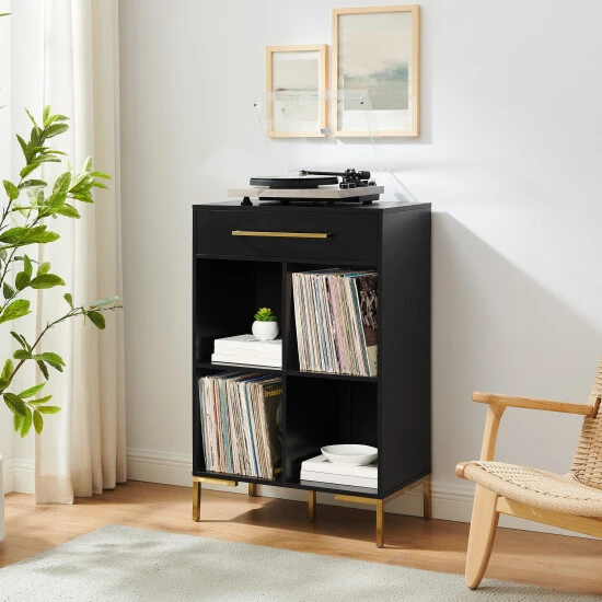 Cheapest ⭐ Crosley Furniture Juno Record Storage Cube Bookcase Dark Brown ???? 3 Cheapest ⭐ Crosley Furniture Juno Record Storage Cube Bookcase Dark Brown ????