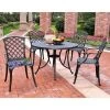 Outlet ✨ Crosley Furniture Sedona 42" Five Piece Cast Aluminum Outdoor Dining Set With High Back Arm Chairs In Black Finish ???? -Crosley Furniture Shop unnamed file 1527