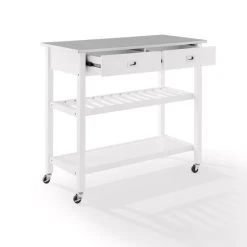 Buy ???? Crosley Furniture Chloe Stainless Steel Top Kitchen Island/Cart - 37"H X 42"W X 20"D ???? -Crosley Furniture Shop unnamed file 1549