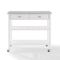 Buy ???? Crosley Furniture Chloe Stainless Steel Top Kitchen Island/Cart - 37"H X 42"W X 20"D ???? -Crosley Furniture Shop unnamed file 1550
