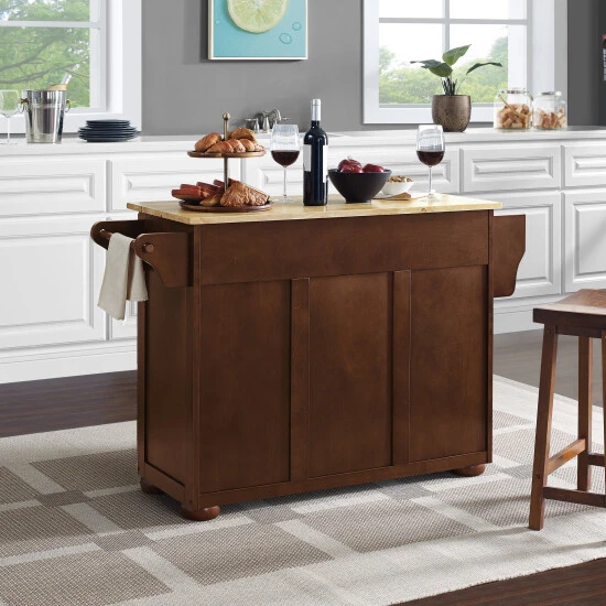 Coupon ???? Crosley Furniture Eleanor Natural Wood Top Kitchen Island ???? 6 Coupon ???? Crosley Furniture Eleanor Natural Wood Top Kitchen Island ???? - Image 4