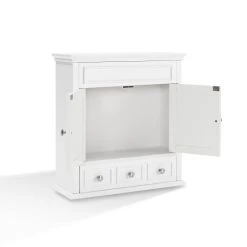 Discount ???? Crosley Furniture Lydia White Finish Wood Wall Cabinet ✨ -Crosley Furniture Shop unnamed file 1564