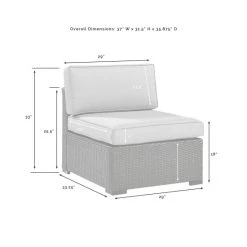 Buy ???? Crosley Furniture Biscayne White Cushion Armless Chair ???? -Crosley Furniture Shop unnamed file 1573