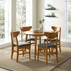 Wholesale ✔️ Crosley Furniture Landon 5Pc Round Dining Set ✨