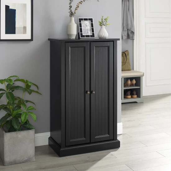 Discount ???? Crosley Furniture Seaside Accent Cabinet-Black - 23.5 "W X 14 "D X 41.25 "H ⌛ 6 Discount ???? Crosley Furniture Seaside Accent Cabinet-Black - 23.5 "W X 14 "D X 41.25 "H ⌛ - Image 4