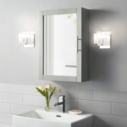 Best Pirce ???? Crosley Furniture Savannah Mirrored Wall Cabinet - 6"d X 18"w X 26"h White ????