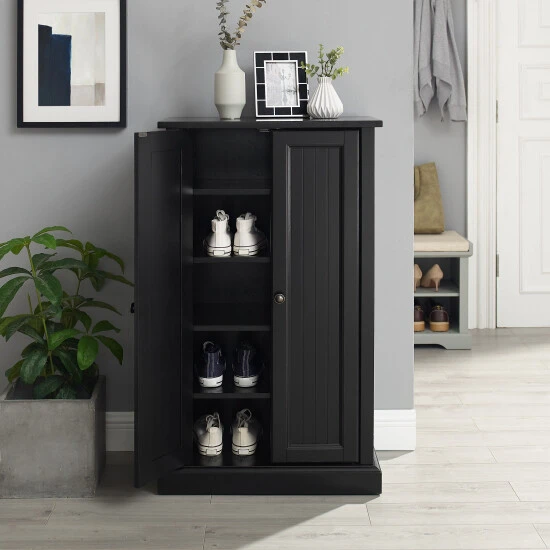 Discount ???? Crosley Furniture Seaside Accent Cabinet-Black - 23.5 "W X 14 "D X 41.25 "H ⌛ 7 Discount ???? Crosley Furniture Seaside Accent Cabinet-Black - 23.5 "W X 14 "D X 41.25 "H ⌛ - Image 5