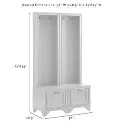 Flash Sale ???? Crosley Furniture Tara 2Pc Entryway Set - 36"W X 16.5"D X 67.5"H ⌛ -Crosley Furniture Shop unnamed file 1660