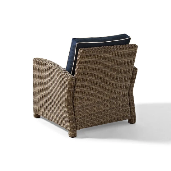 Cheapest ???? Crosley Furniture Bradenton Outdoor Wicker Arm Chair With Navy Cushions ???? 9 Cheapest ???? Crosley Furniture Bradenton Outdoor Wicker Arm Chair With Navy Cushions ???? - Image 7