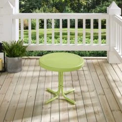 Brand new ❤️ Crosley Furniture Retro Metal Side Table In Key Lime ✔️ -Crosley Furniture Shop unnamed file 1712