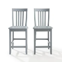 Promo ⭐ Crosley Furniture School House 2Pc Counter Stool Set - 21.25"x18.25"x41" Gray ???? 14 Promo ⭐ Crosley Furniture School House 2Pc Counter Stool Set - 21.25"x18.25"x41" Gray ???? -Crosley Furniture Shop unnamed file 1745