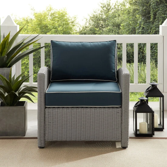 Hot Sale ???? Crosley Furniture Bradenton Outdoor Wicker Armchair ???? 4 Hot Sale ???? Crosley Furniture Bradenton Outdoor Wicker Armchair ???? - Image 2