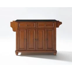 Flash Sale ⭐ Crosley Furniture Cambridge Solid Black Granite Top Kitchen Island In Classic Cherry Finish ???? -Crosley Furniture Shop unnamed file 1799