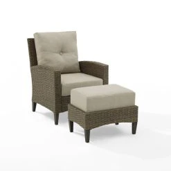 Best Pirce ???? Crosley Furniture Rockport 2Pc Outdoor Wicker High Back Chair Set ???? -Crosley Furniture Shop unnamed file 1839