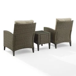 Best deal ???? Crosley Furniture Rockport 3Pc Outdoor Wicker High Back Chair Set ???? -Crosley Furniture Shop unnamed file 1850