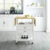 Cheap ???? Crosley Furniture Bristol Double Drop Leaf Kitchen Cart White ???? -Crosley Furniture Shop unnamed file 1864
