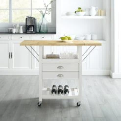 Cheap ???? Crosley Furniture Bristol Double Drop Leaf Kitchen Cart White ???? 12 Cheap ???? Crosley Furniture Bristol Double Drop Leaf Kitchen Cart White ???? -Crosley Furniture Shop unnamed file 1866