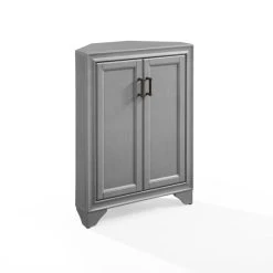 Hot Sale ???? Crosley Furniture Tara Corner Storage Cabinet Distressed Gray ⌛ -Crosley Furniture Shop unnamed file 1875