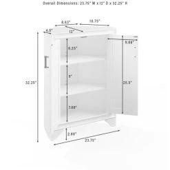 Hot Sale ???? Crosley Furniture Tara Corner Storage Cabinet Distressed Gray ⌛ -Crosley Furniture Shop unnamed file 1878