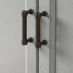 Hot Sale ???? Crosley Furniture Tara Corner Storage Cabinet Distressed Gray ⌛ -Crosley Furniture Shop unnamed file 1879