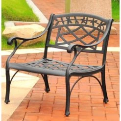 Brand new ???? Crosley Furniture Sedona 3 Piece Cast Aluminum Outdoor Conversation Seating Set - Loveseat & 2 Club Chairs Black Finish ???? -Crosley Furniture Shop unnamed file 1913