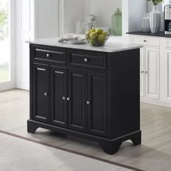 Best Sale ???? Crosley Furniture Avery Kitchen Island/Cart - 18"x42.13"x36" Distressed White ????