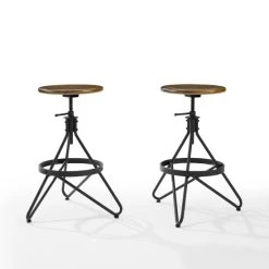 Best Pirce ???? Crosley Furniture Kalen 2Pc Adjustable Height Swivel Stool Set ???? -Crosley Furniture Shop unnamed file 1990